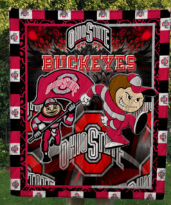 Ohio State Buckey Fleece Blanket – Gift For Christmas