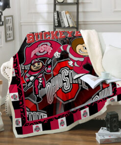 Ohio State Buckey Fleece Blanket – Gift For Christmas