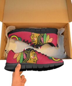 Chicago Blackhawks Women’s Breathable Sneakers – Model 055