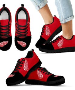 Two Colors Aparted Detroit Red Wings Sneakers