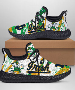 Notre Dame Fighting Irish Black Sneakers Reze High Quality