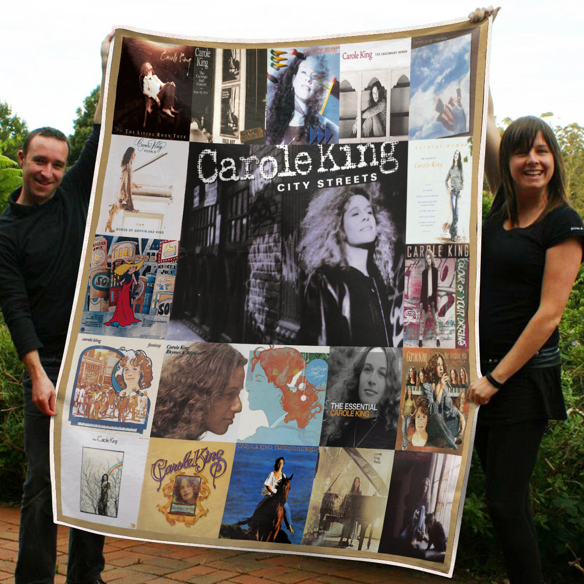 Carole King Albums Quilt Blanket