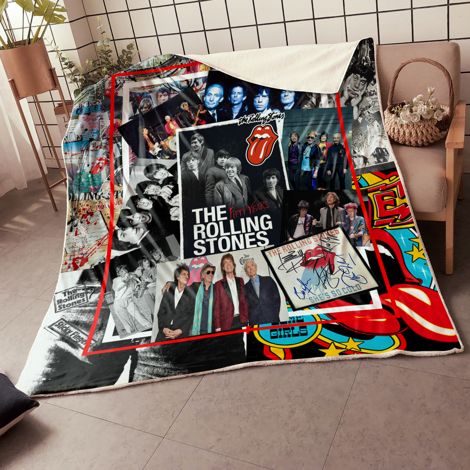 THE ROLLING STONES QUILT GIFT TB4-01