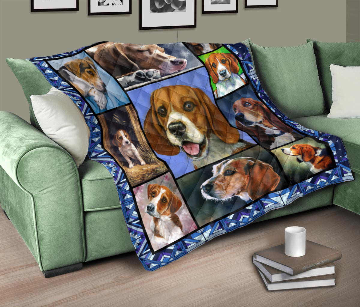 BC – Beagle Dog Quilt Blanket 2