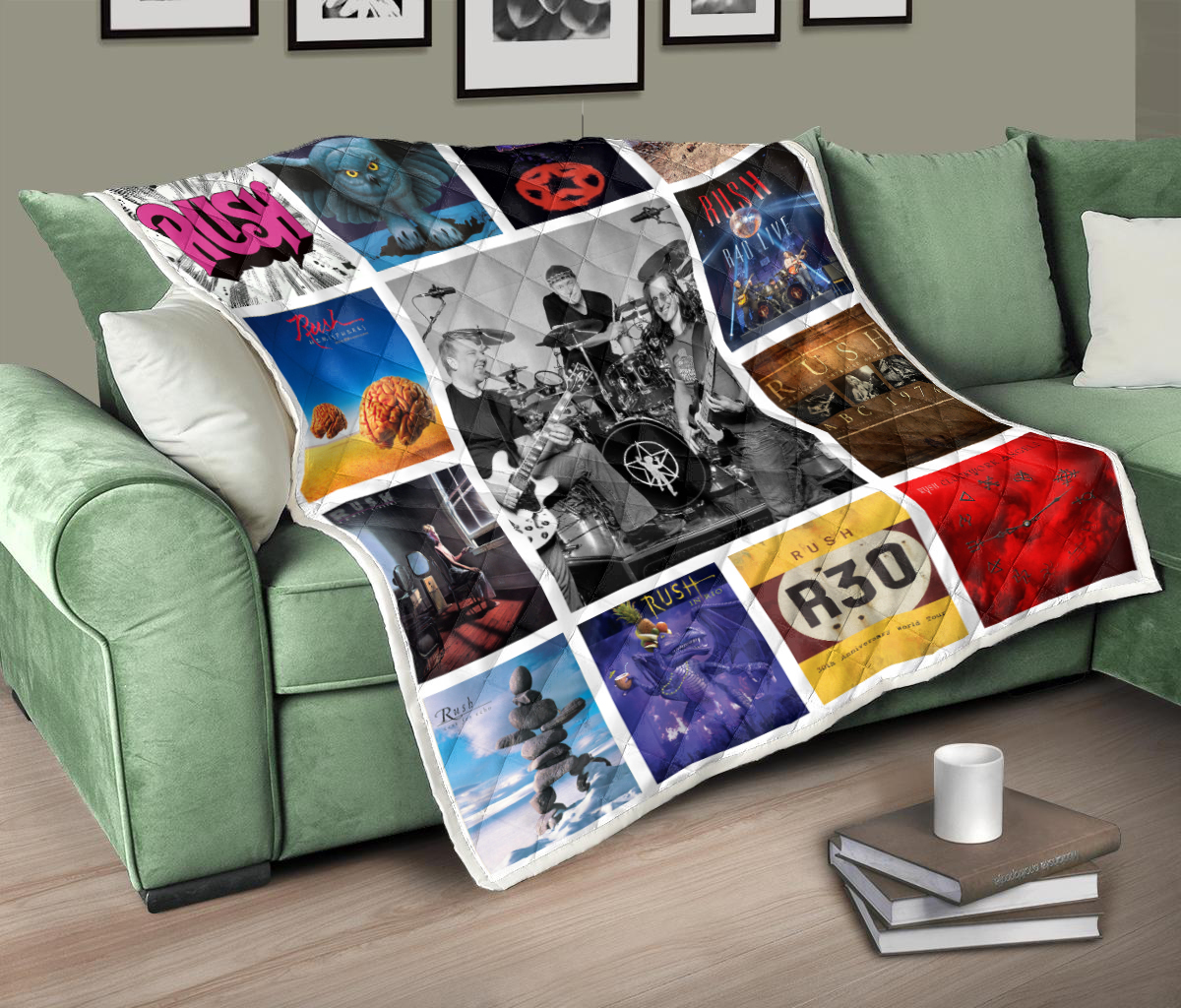 Rush Band Albums Quilt