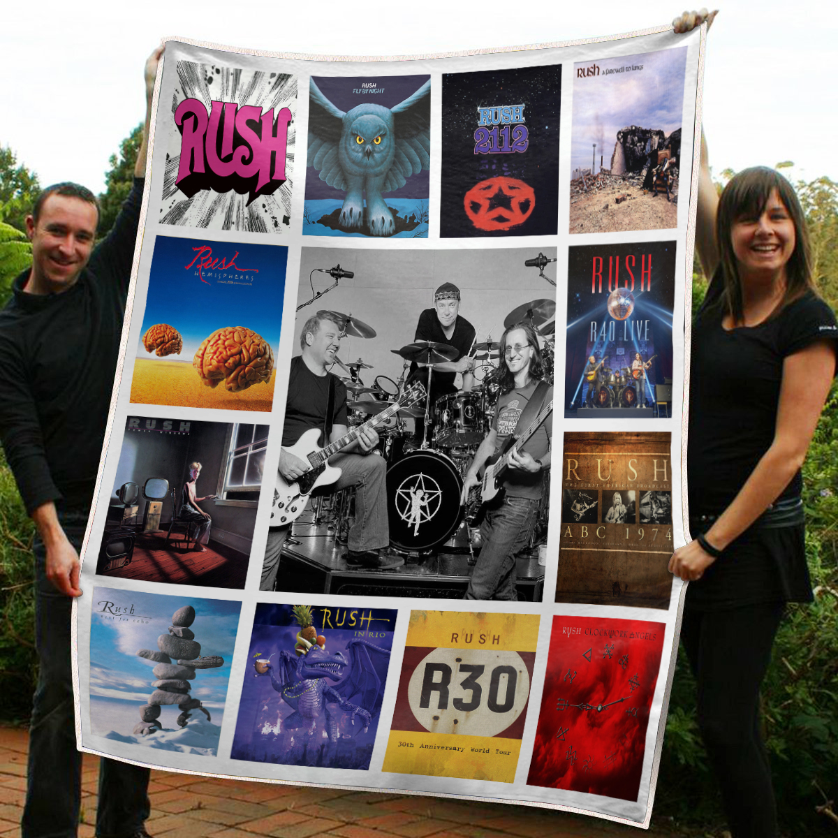 Rush Band Albums Quilt