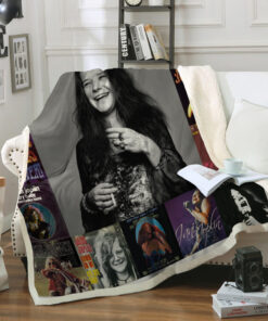 Janis Joplin Quilt Blanket