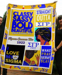 Sigma Gamma Rho Quilt Blanket I1D1