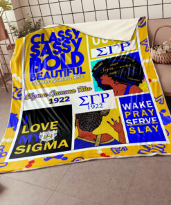 Sigma Gamma Rho Quilt Blanket I1D1