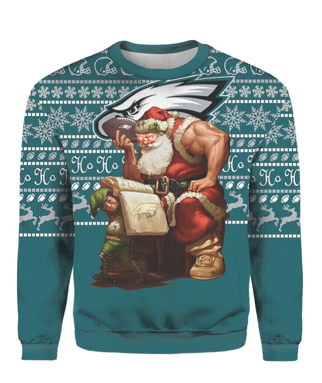 Philadelphia Eagles Christmas Sleeveless Hoodie, Sweater