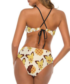 Pichu Pancake Pokemon Women’s Cami Keyhole One-piece Swimsuit