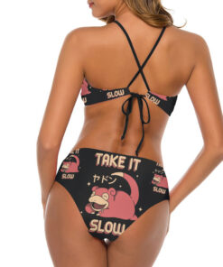 Slowpoke Take It Slow Women’s Cami Keyhole One-piece Swimsuit