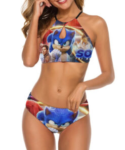 Sonic The Hedgehog 2 Women’s Cami Keyhole One-piece Swimsuit
