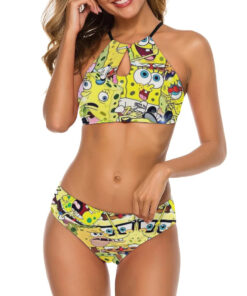 SpongeBob SquarePants Women’s Cami Keyhole One-piece Swimsuit