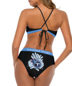 Tennessee Titans Women’s Cami Keyhole One-piece Swimsuit