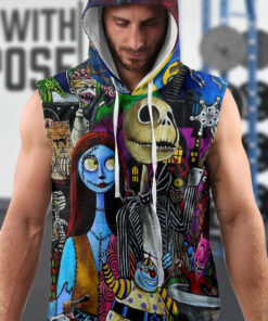 The Nightmare Before Christmas Sleeveless Hoodie