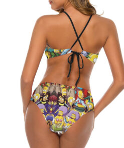 The Simpson Family Women’s Cami Keyhole One-piece Swimsuit
