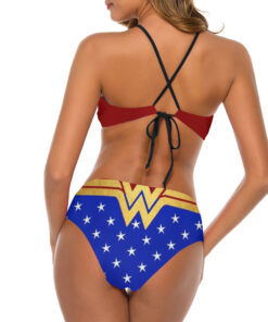 Wonder Woman Women’s Cami Keyhole One-piece Swimsuit