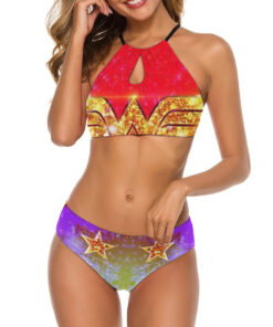 Wonder Woman Twinkle Women’s Cami Keyhole One-piece Swimsuit