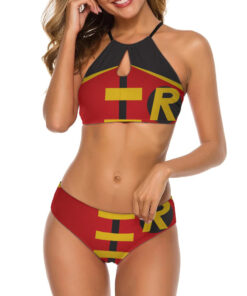Young Justice Robin Women’s Cami Keyhole One-piece Swimsuit