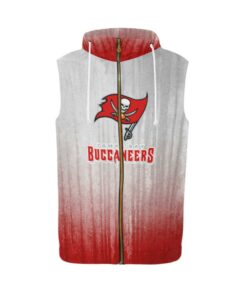 Tampa Bay Buccaneers Men’s All Over Print Full Zip Sleeveless Hoodie