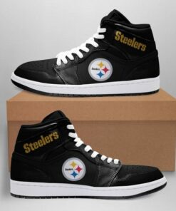 Pittsburgh Steelers Black Air Jordan Sneakers Shoes