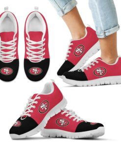 Two Colors Aparted San Francisco 49ers Sneakers