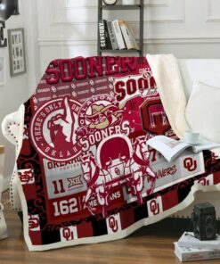 Oklahoma Sooners Fleece Blanket – Gift For Christmas