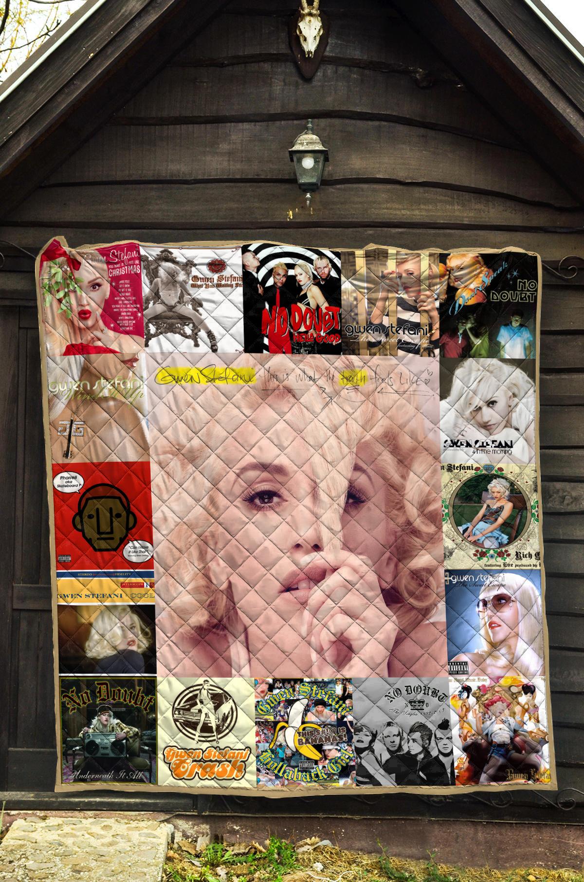 Gwen Stefani Quilt Blanket