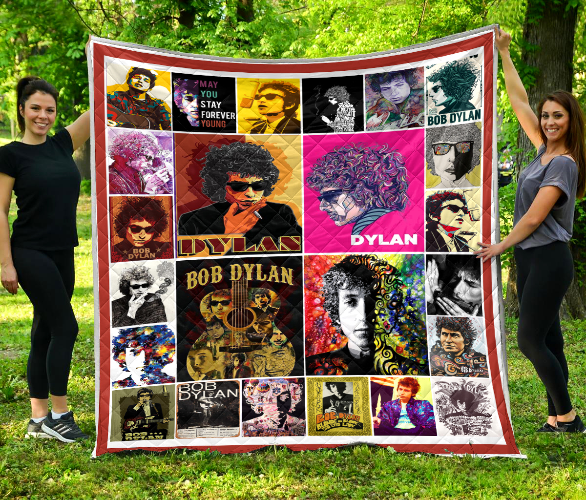 Bob Dylan 1 Quilt Blanket I1D1