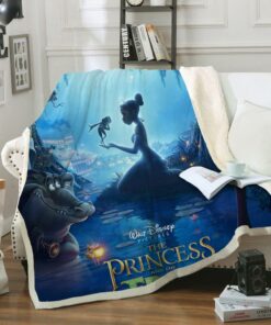 The Princess And The Frog Fleece Blanket – Gift For Christmas #1