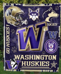 Washington Huskies Blanket