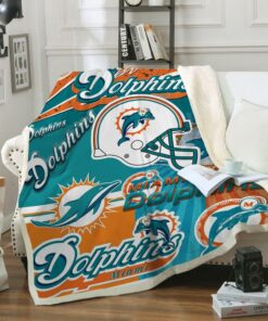 Miami Dolphins Fleece Blanket – Gift For Christmas