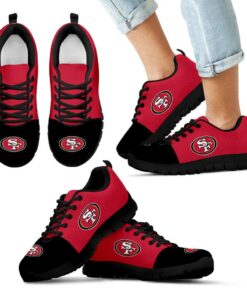 Two Colors Aparted San Francisco 49ers Sneakers