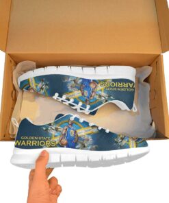 Golden State Warriors Women’s Breathable Sneakers (Model 055) (Two Shoes With Different Printing)