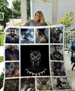 Black Panther Quilt Blanket 01