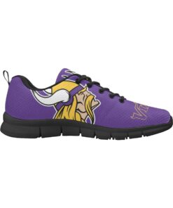 Minnesota Vikings Men’s Breathable Sneakers – Large Size Model 055