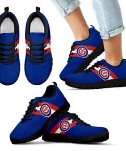 Three Colors Vertical Chicago Cubs Sneakers