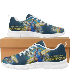 Golden State Warriors Women’s Breathable Sneakers (Model 055) (Two Shoes With Different Printing)