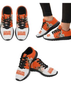 Cleveland Browns Men’s Sneakers (Model020) (Large Size)