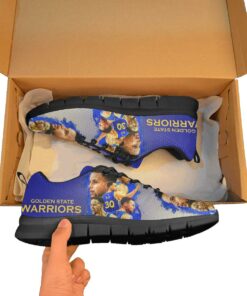 Golden State Warriors Women’s Breathable Sneakers (Model 055) (Two Shoes With Different Printing)