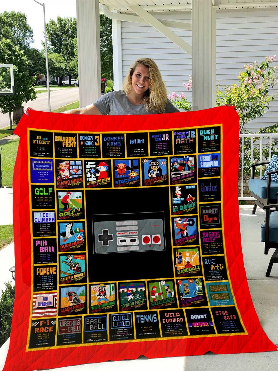 Nintendo V2 Quilt Blanket I1D2