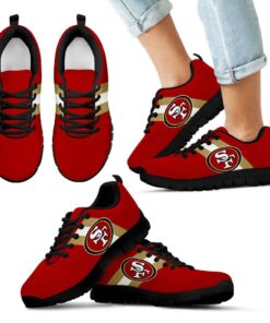 Three Colors Vertical San Francisco 49ers Sneakers