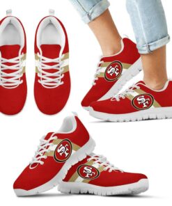 Three Colors Vertical San Francisco 49ers Sneakers