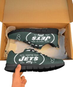 New York Jets Men’s Breathable Sneakers – Large Size Model 055