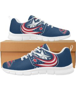 Columbus Blue Jackets Women’s Breathable Sneakers – Model 055