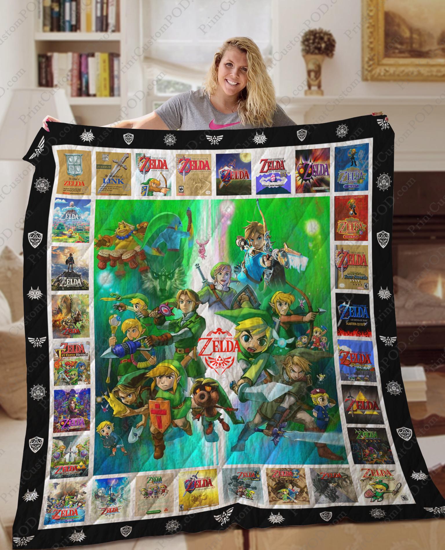 [TA] – Legend of Zelda Quilt Blanket Ver 6