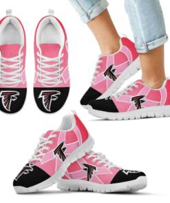 Atlanta Falcons Cancer Pink Ribbon Sneakers