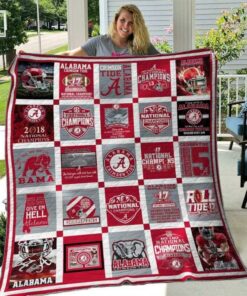 Alabama Crimson Tide Ver1 Quilt Blanket TH1507