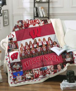 Wisconsin Volleyball Blanket